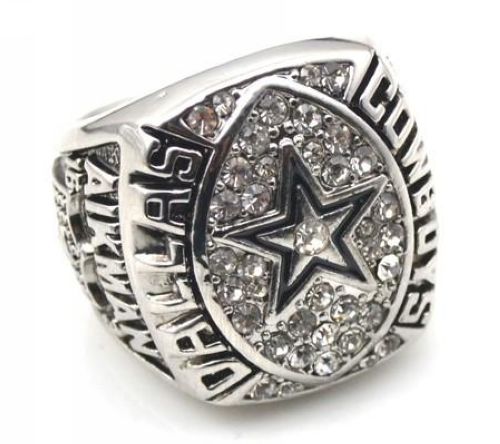 NFL Dallas Cowboys World Champions Silver Ring_2 - Click Image to Close